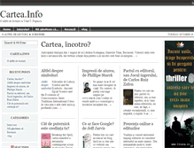 Tablet Screenshot of cartea.info